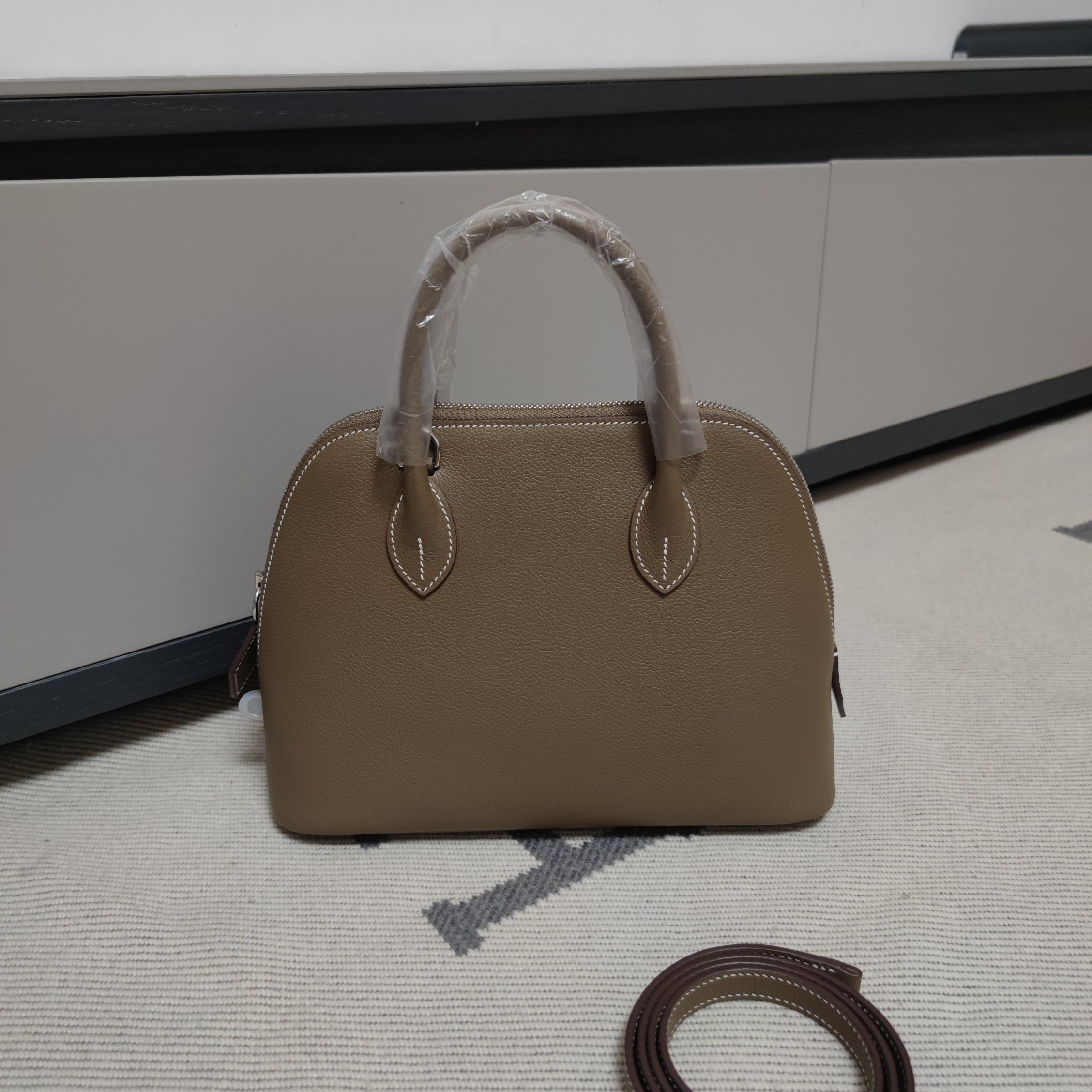Bolide 25 cm – Elephant Grey / silver-tone hardware - 图片 2