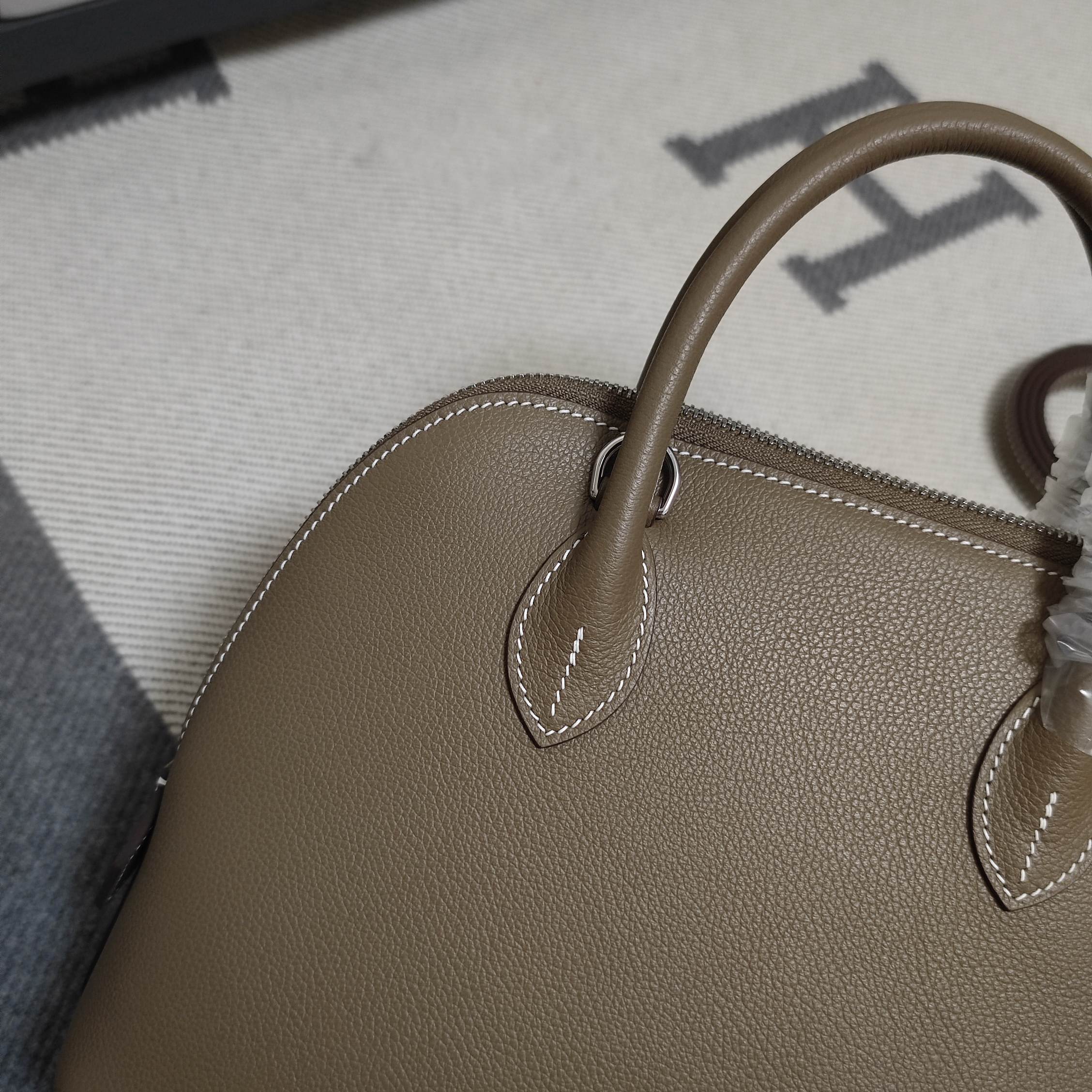 Bolide 25 cm – Elephant Grey / silver-tone hardware - 图片 4