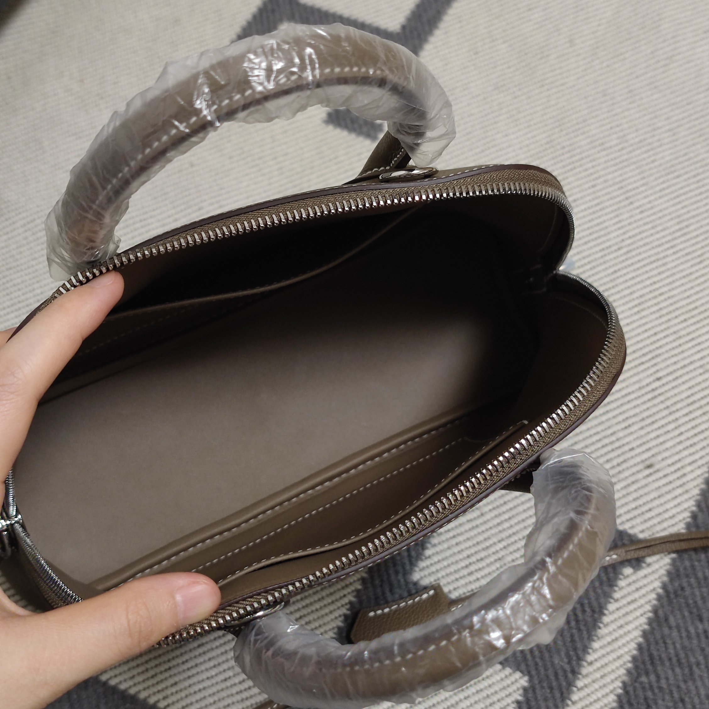 Bolide 25 cm – Elephant Grey / silver-tone hardware - 图片 9