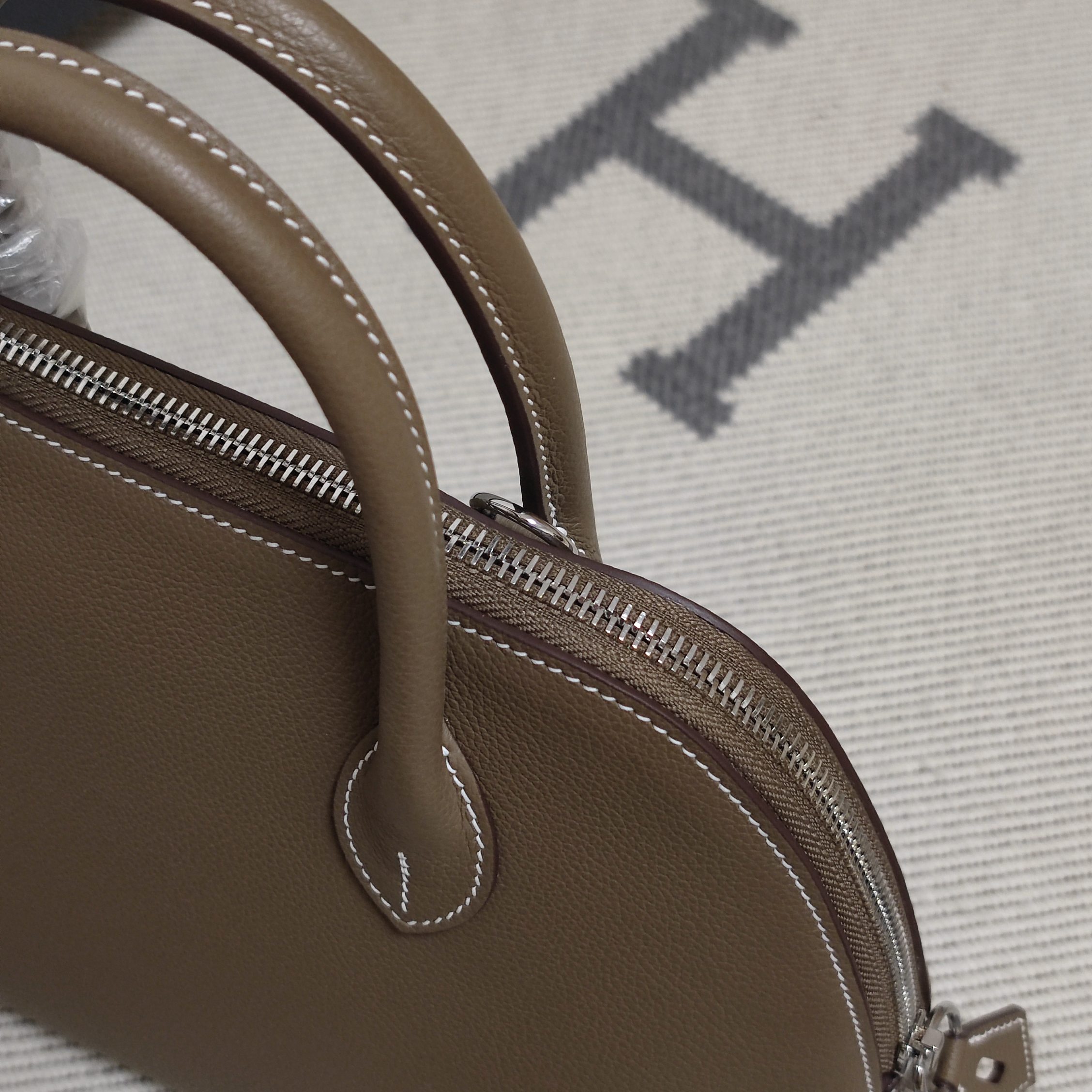 Bolide 25 cm – Elephant Grey / silver-tone hardware - 图片 8