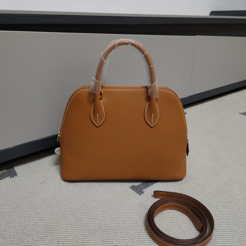 Bolide 25 cm – Gold Brown / gold-tone hardware