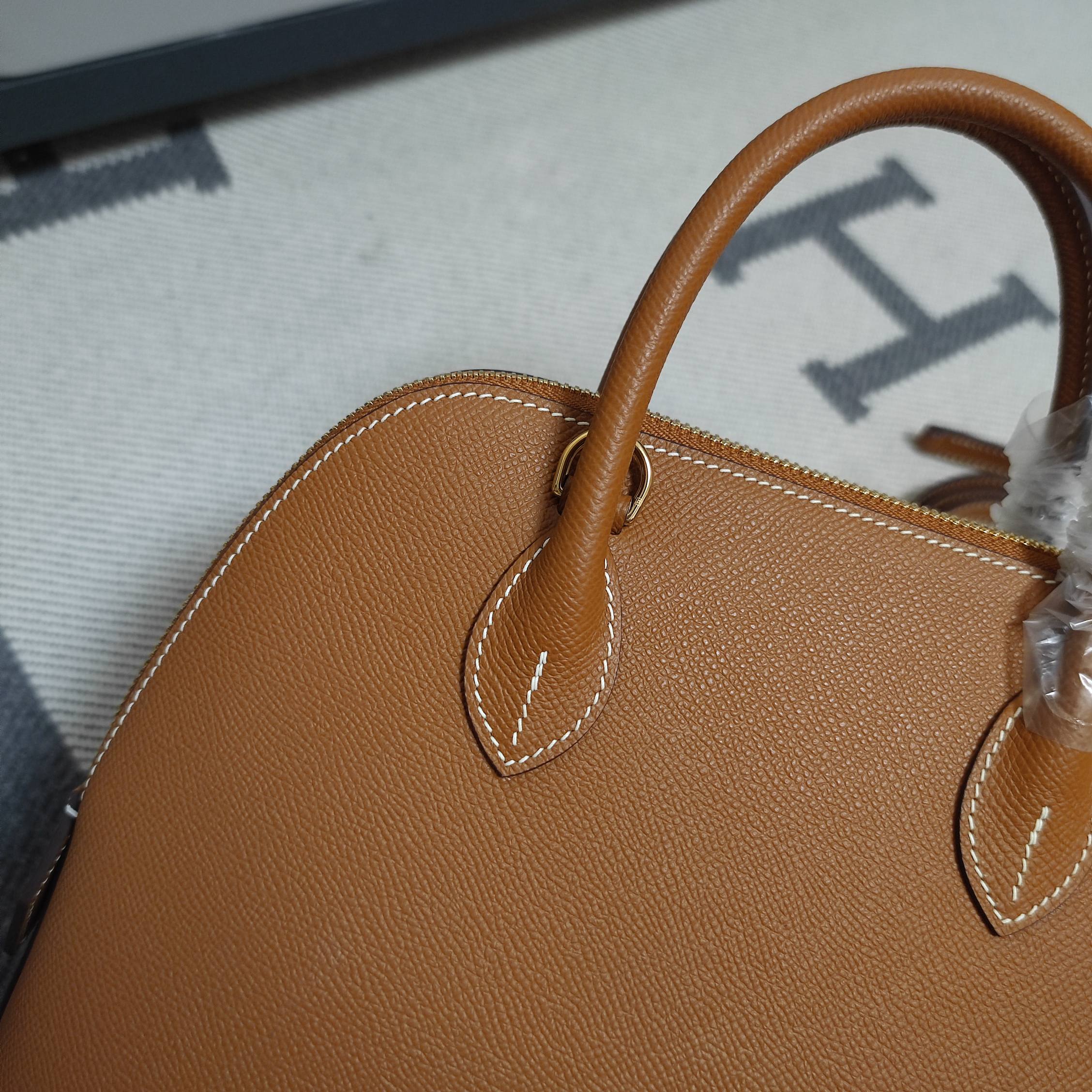Bolide 25 cm – Gold Brown / gold-tone hardware - 图片 3