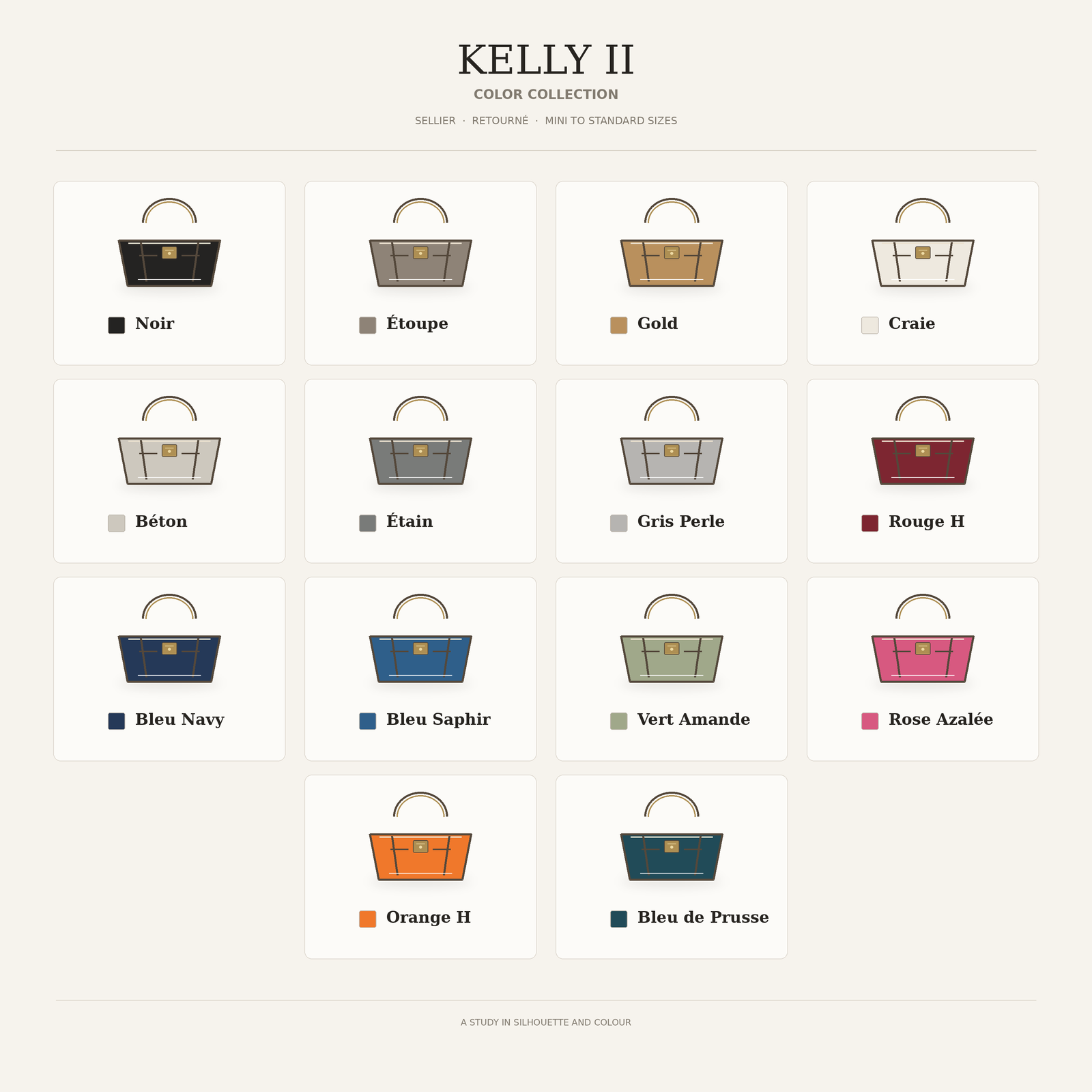 Kelly II|現代經典凱莉手袋系列 - 图片 7