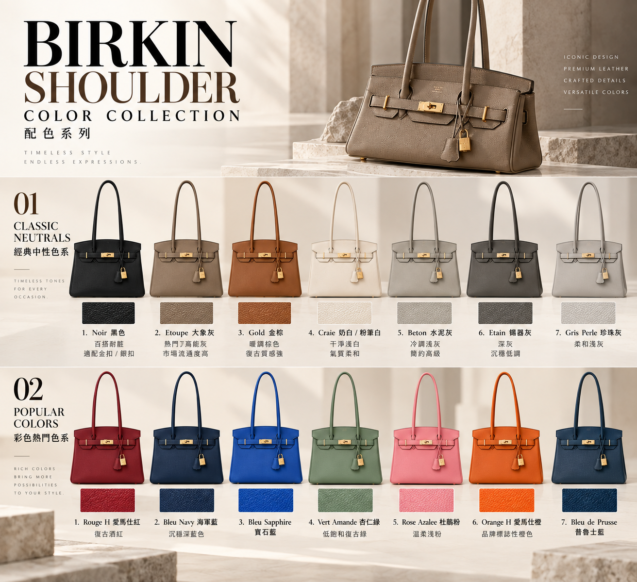 Hermès Birkin Shoulder | Classic Shoulder Bag Collection - 图片 8