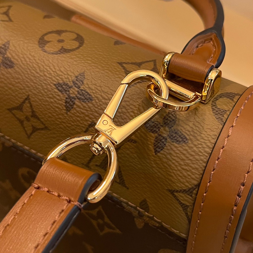 LV M46751 Dauphine Capitale Bag | Monogram and Reverse Canvas - 图片 4