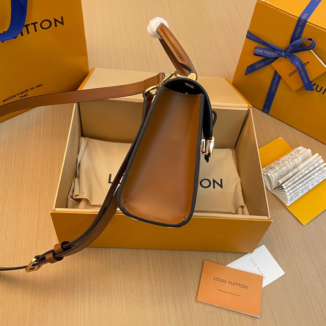 LV M46751 Dauphine Capitale Bag | Monogram and Reverse Canvas - 图片 3