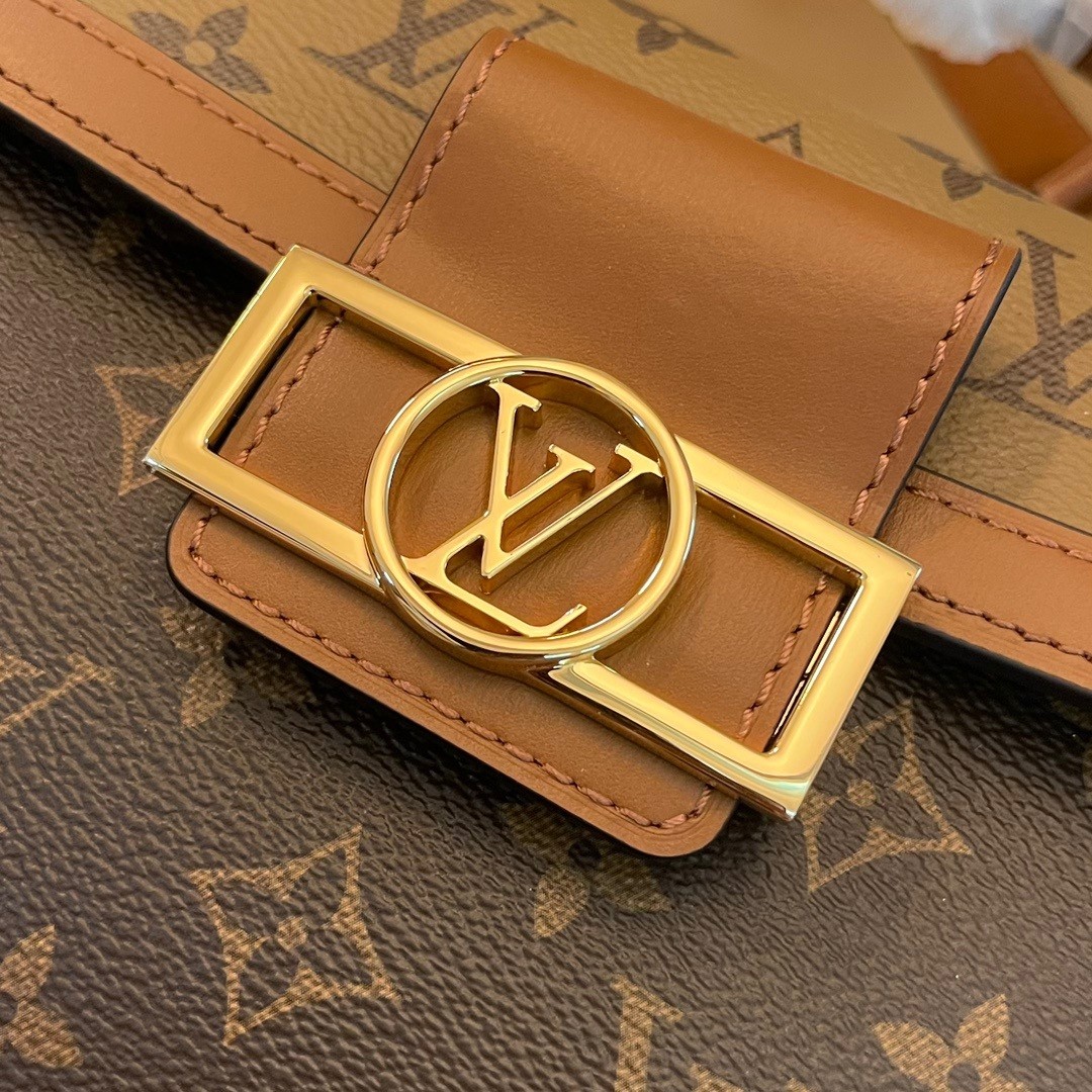 LV M46751 Dauphine Capitale Bag | Monogram and Reverse Canvas - 图片 5