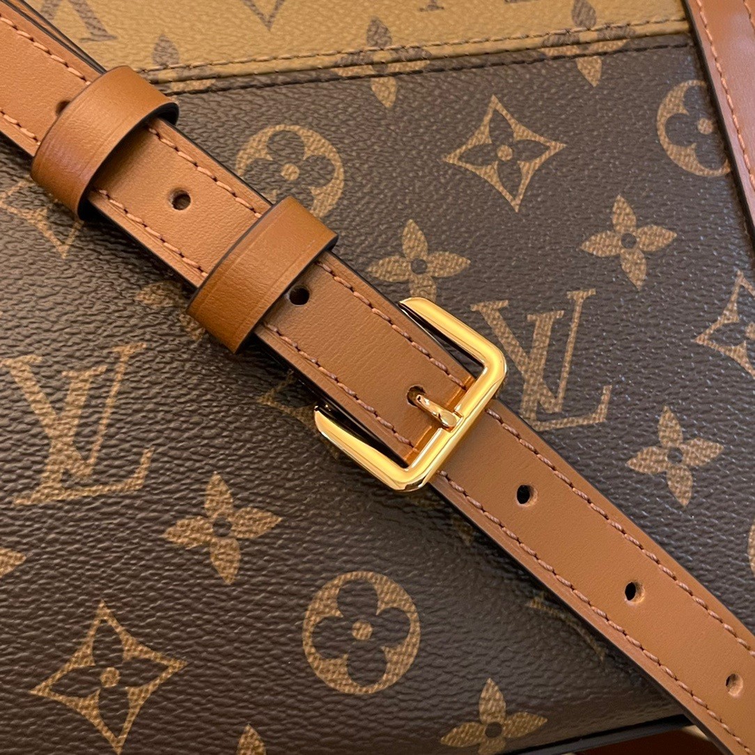 LV M46751 Dauphine Capitale Bag | Monogram and Reverse Canvas - 图片 6