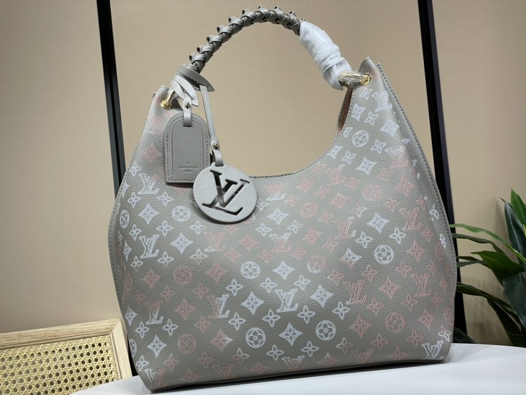 LV M23396 Carmel Perforated Hobo Bag