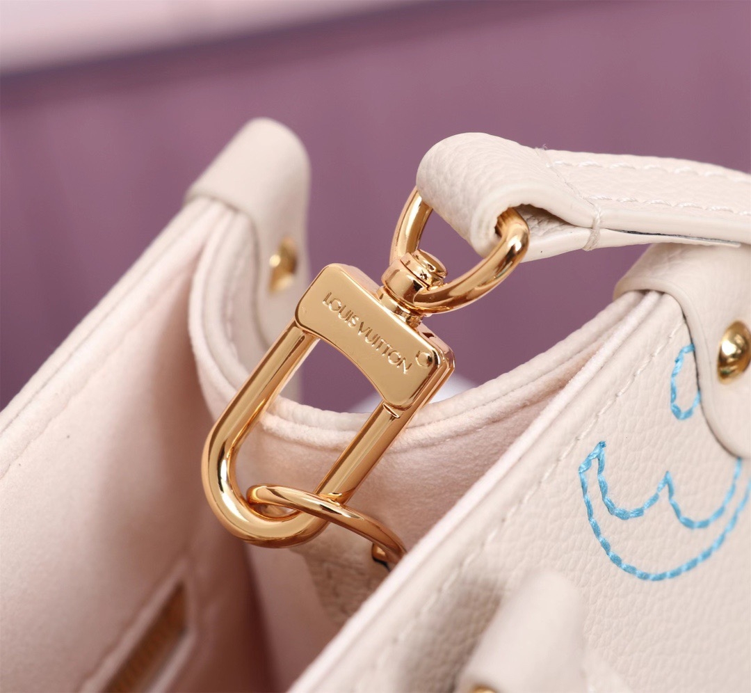 LV M46629 Small Bag | White Embroidered Monogram - 图片 7