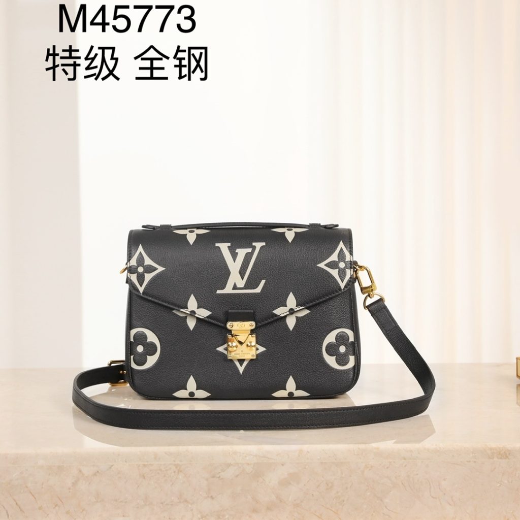 LV M45773 Grained Embossed Cowhide Bag