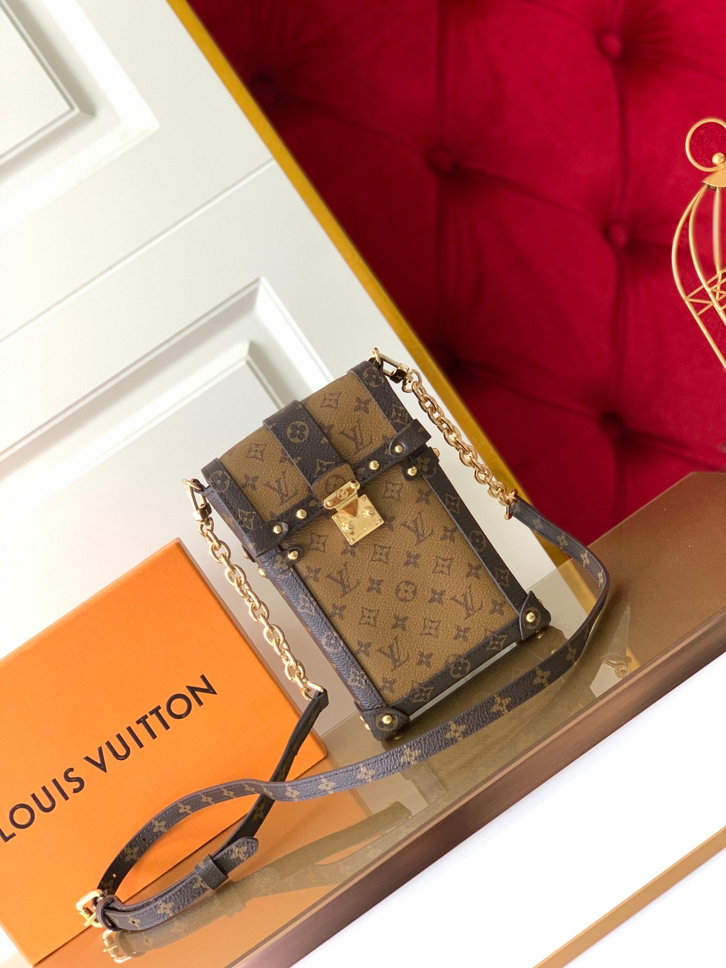 LV M67873 Trunk Vertical Chain Bag - 图片 2
