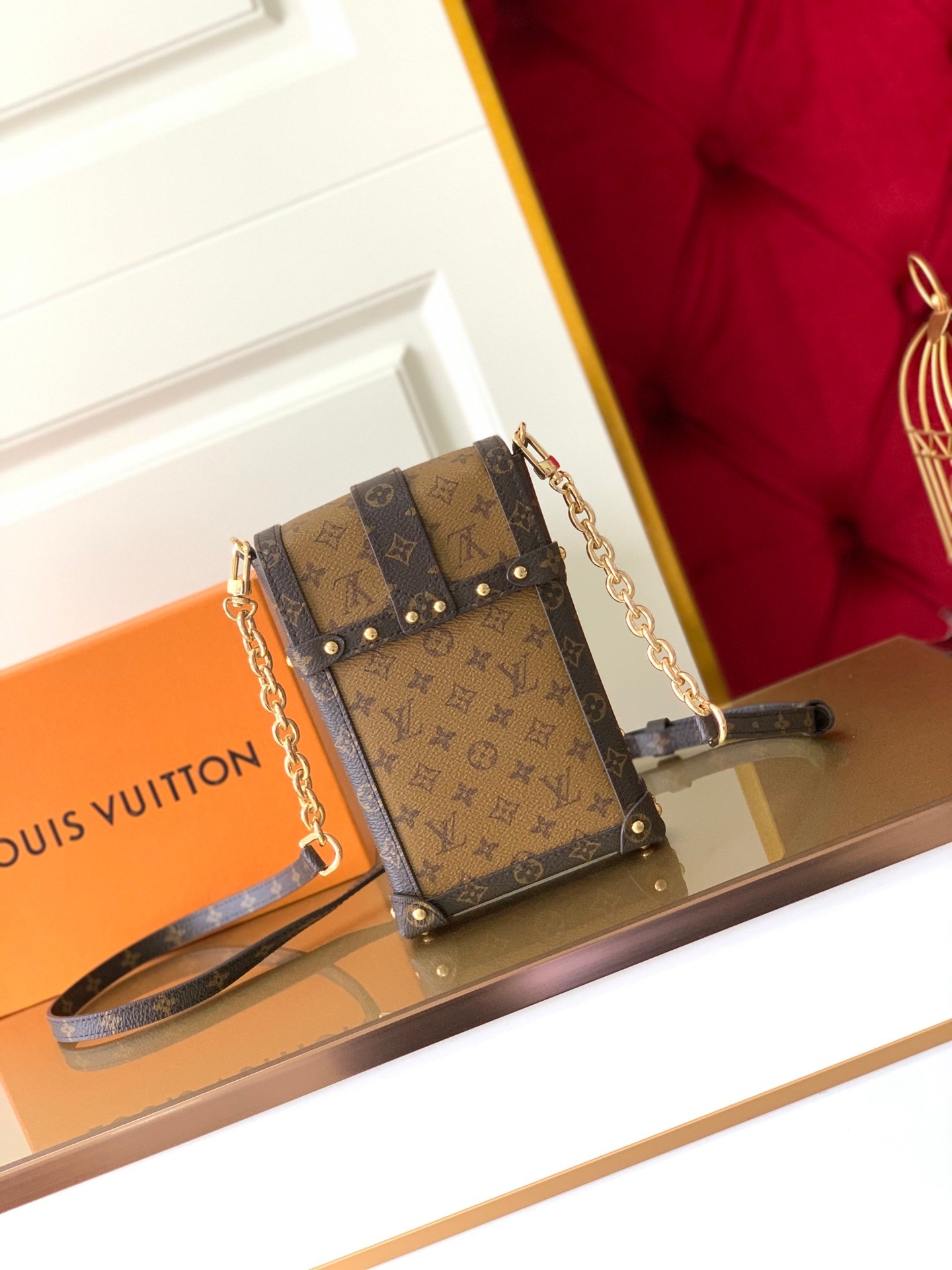 LV M67873 Trunk Vertical Chain Bag - 图片 4