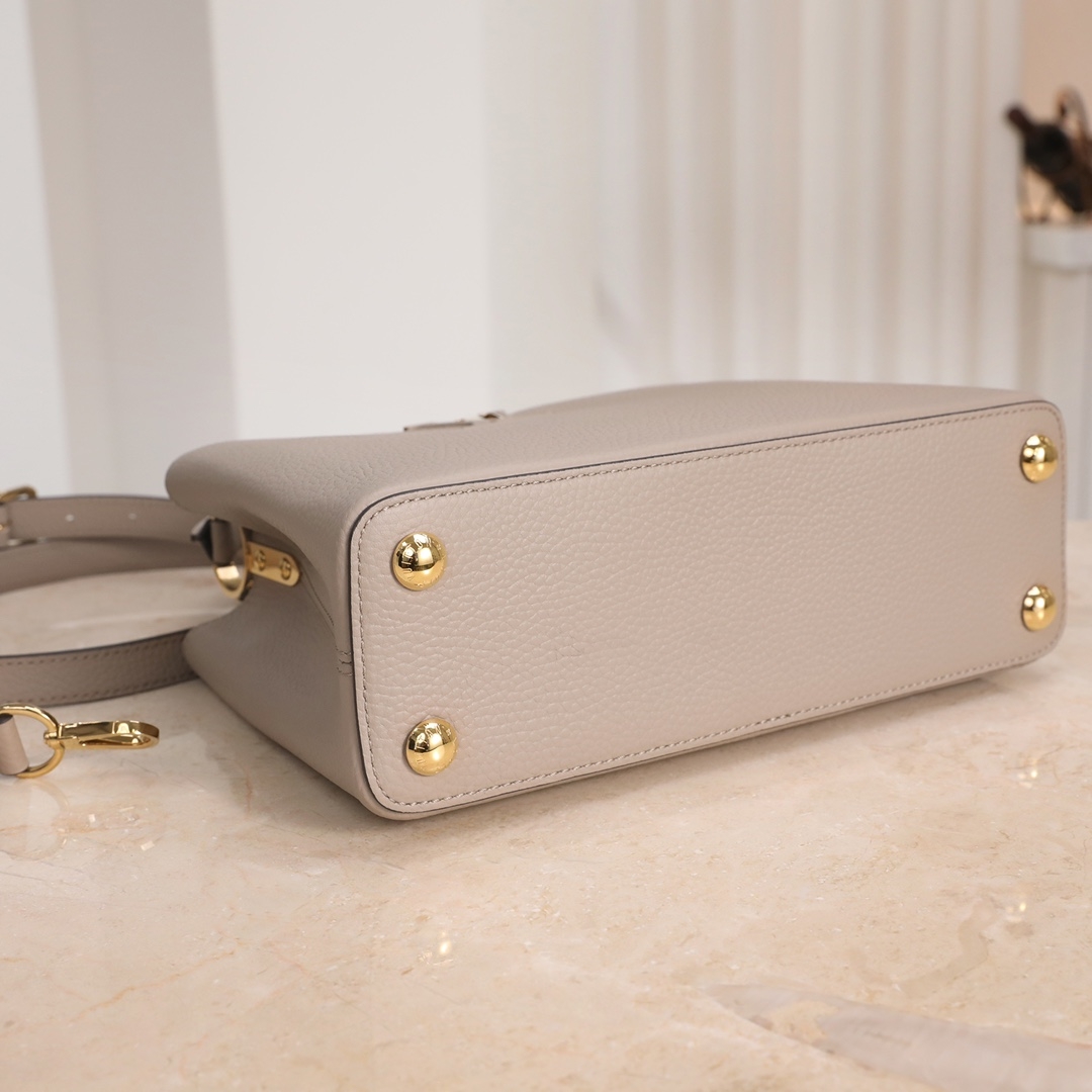 LV M94634 Taurillon Leather Top-Handle and Crossbody Bag - 图片 5