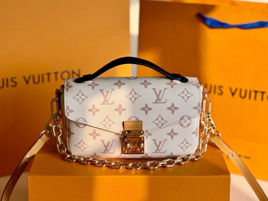 LV M46914 East West Métis Messenger Bag | White Monogram Floral