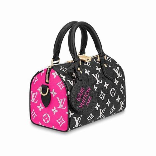 LV M46088 Speedy Bandoulière 20 Mini Pillow Bag | Monogram Empreinte