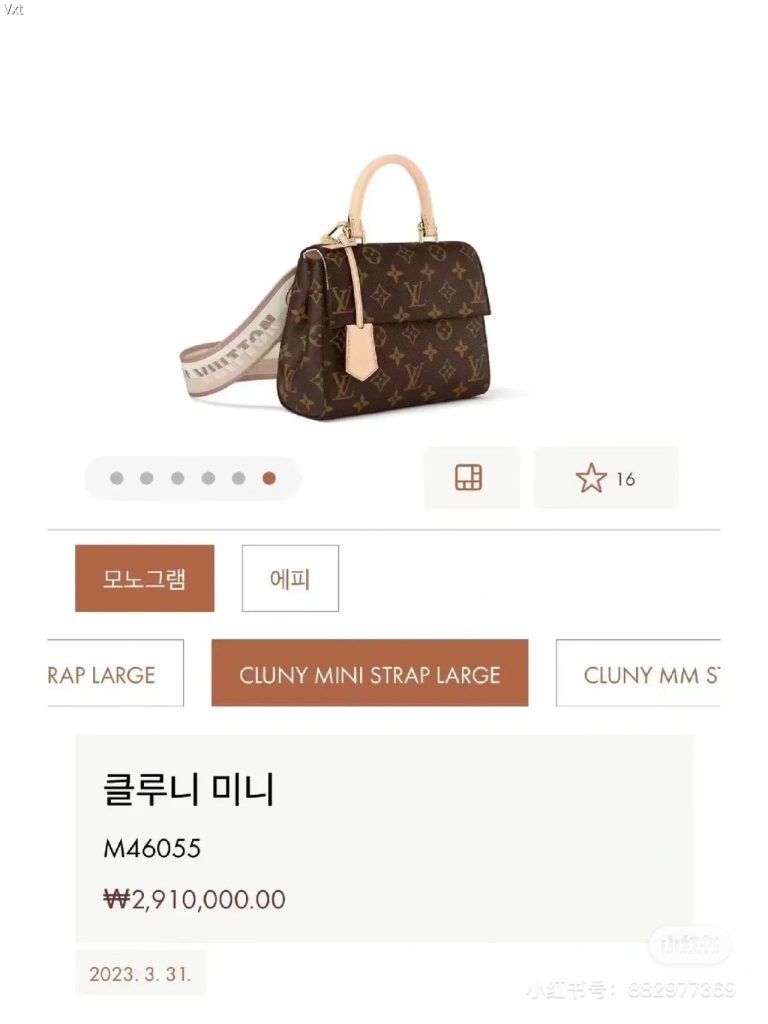 LV M46055 Cluny Mini Bag | Monogram