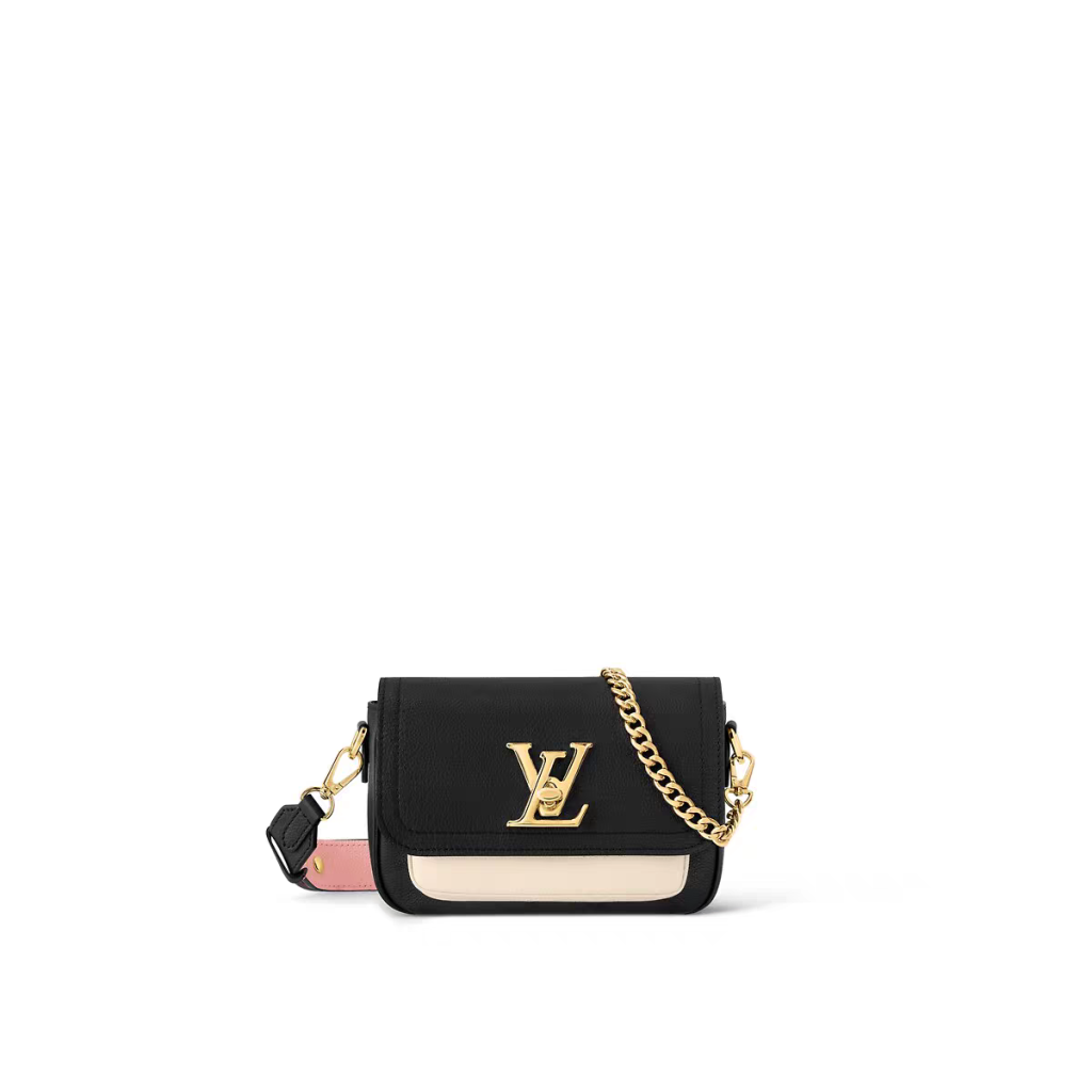 LV 58557 Lockme Tender Shoulder Bag | Black