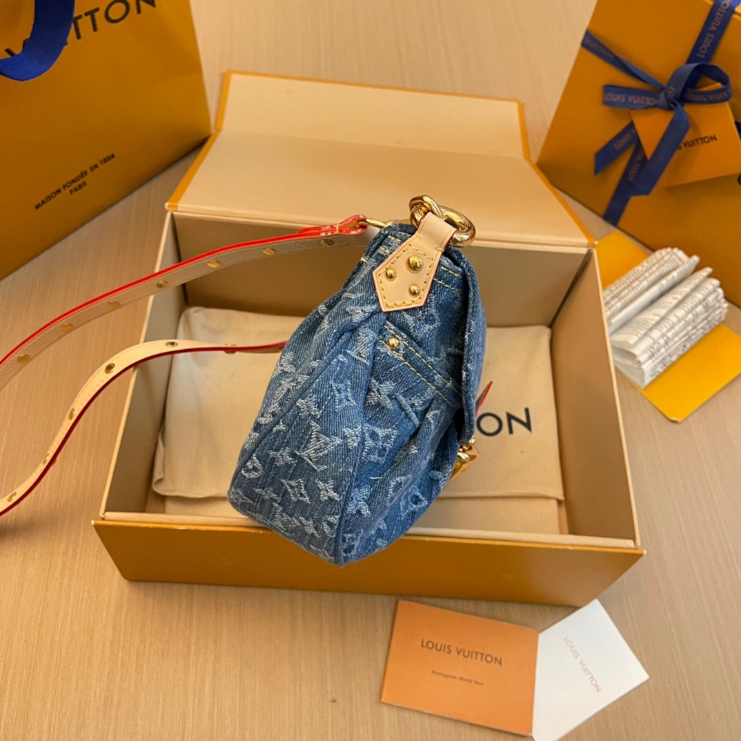 LV M46829 Sunset Bag | Monogram Denim, Blue - 图片 4