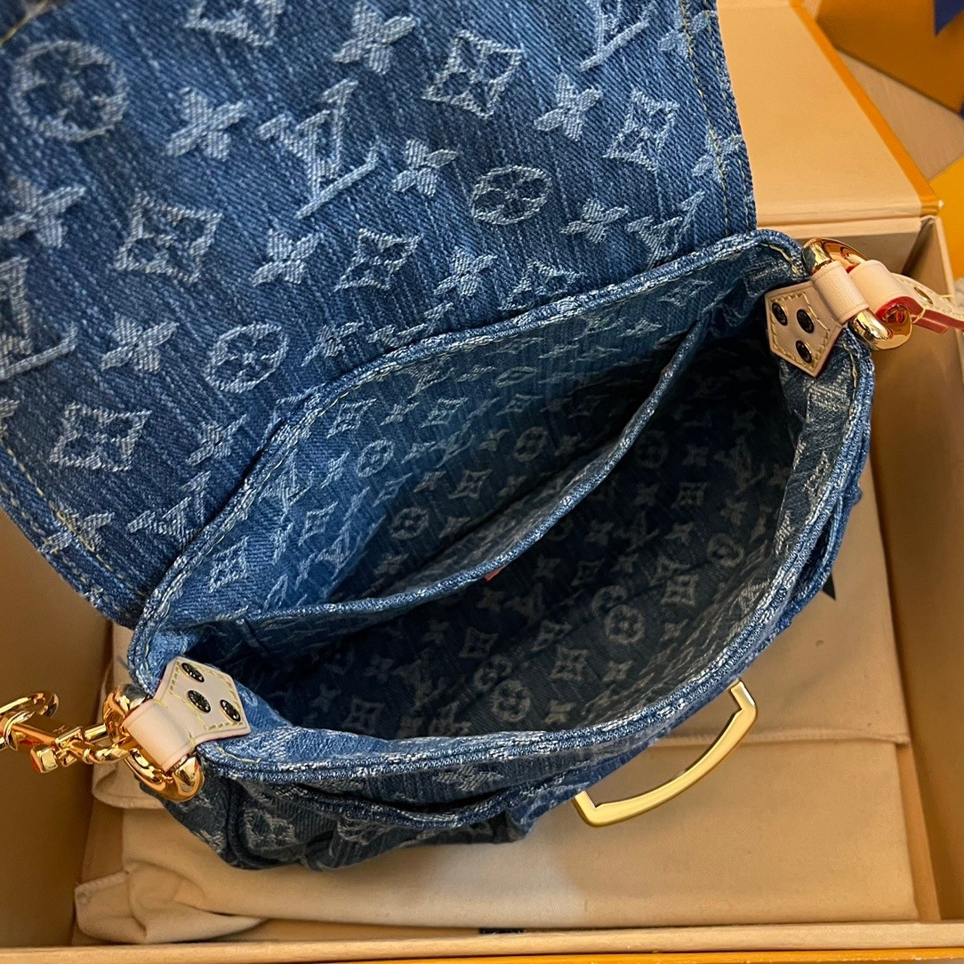 LV M46829 Sunset Bag | Monogram Denim, Blue - 图片 8