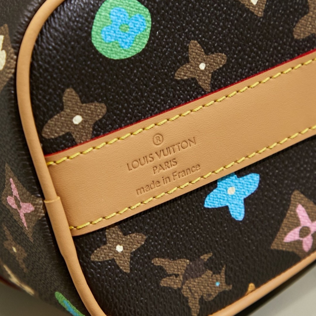 LV M24849 Keepall Bandoulière 25 | Brown Monogram Craggy Canvas - 图片 7