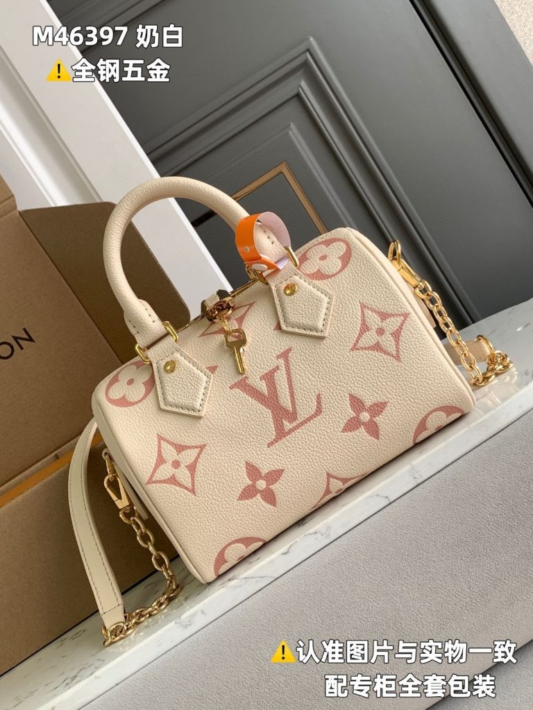 LV M46397 Speedy Bandoulière 20 Bag | Monogram Empreinte