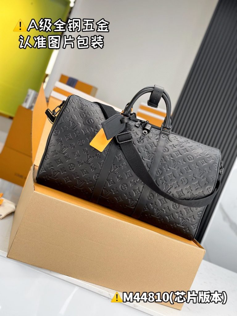 LV M44810 Keepall Bandoulière 50 Travel Bag | Monogram Shadow