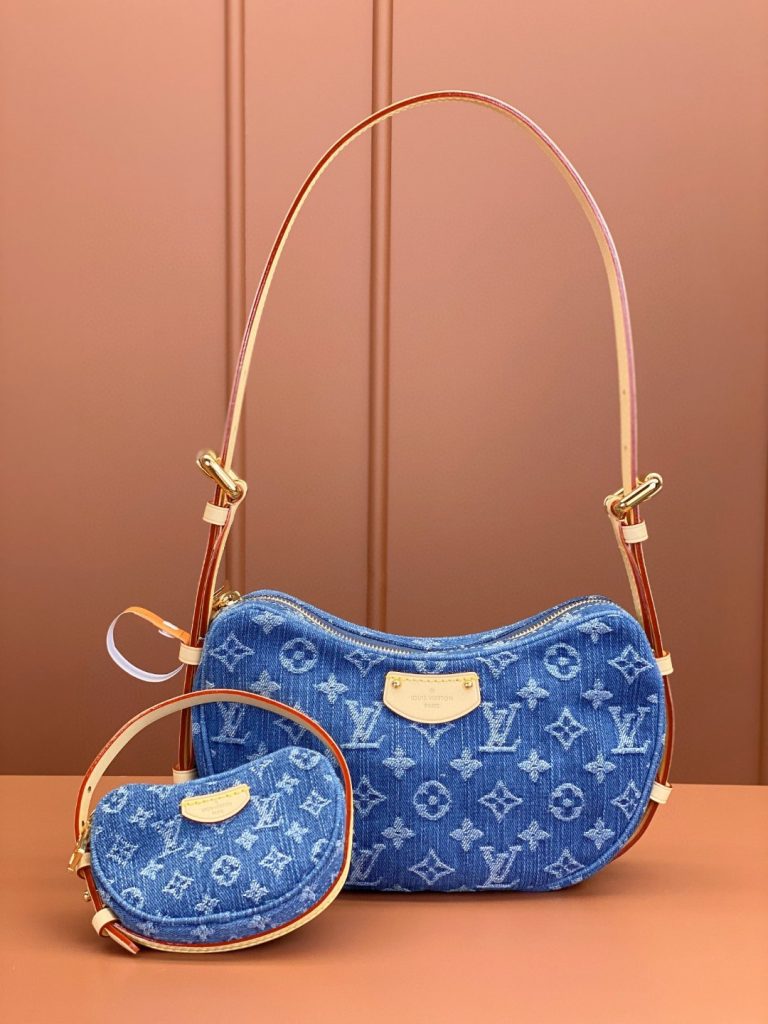 LV M46856 Croissant Denim Bag