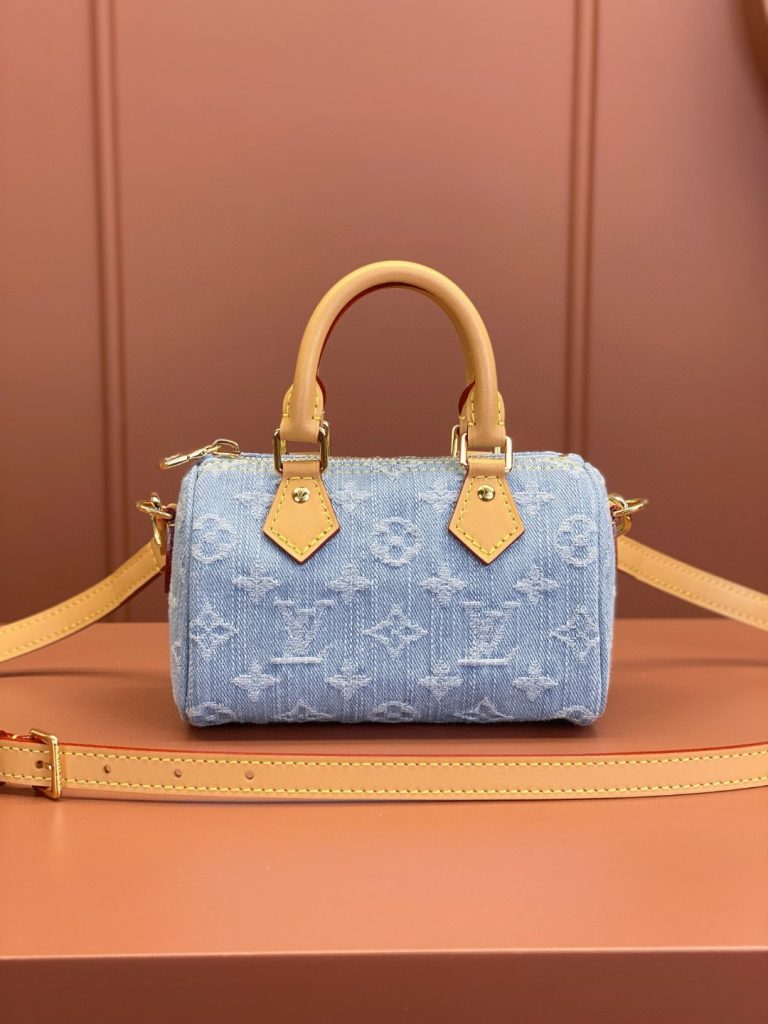 LV M11212 Speedy Sky Denim Bag