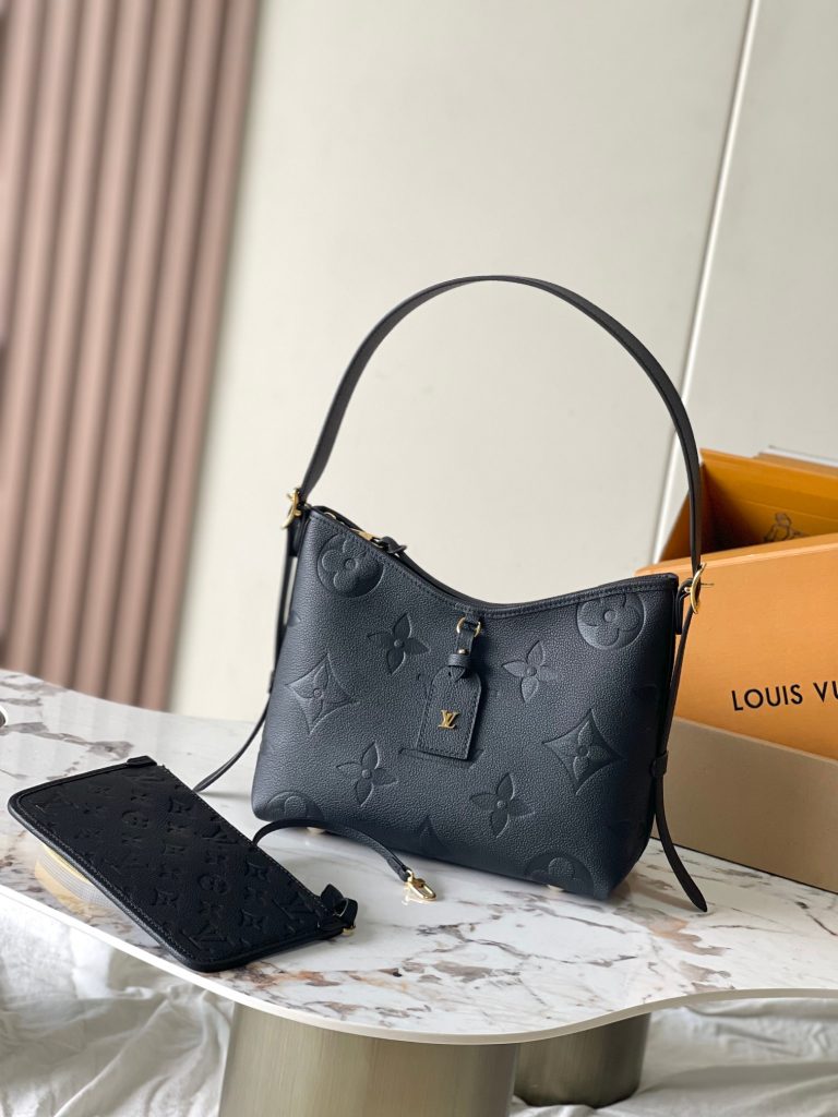 LV M46288 CarryAll PM Bag | Black and Strawberry Milk