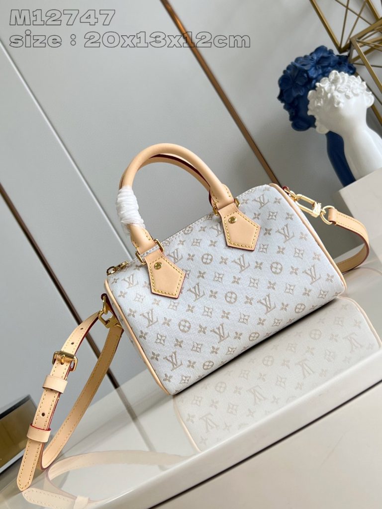 LV M12747 Speedy Bandoulière 20 Bag | Monogram Mini Jacquard