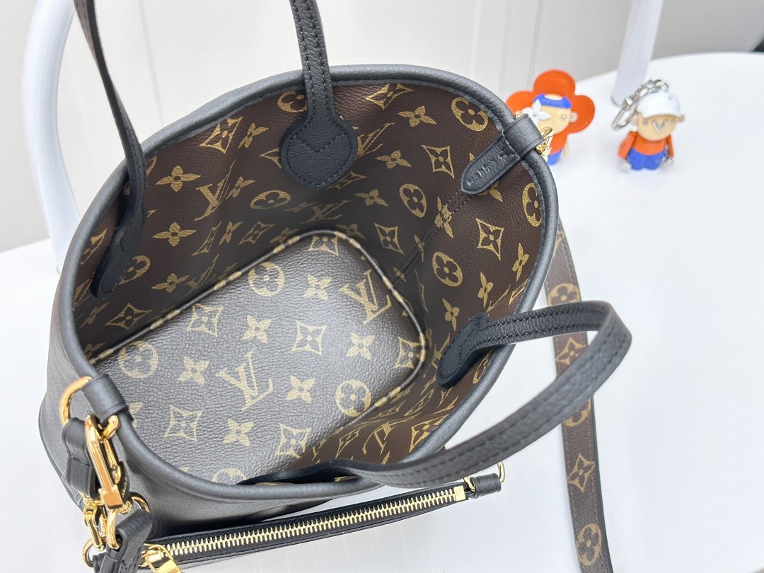 LV M12099 Neverfull Bandoulière Inside Out BB | Black Monogram - 图片 7