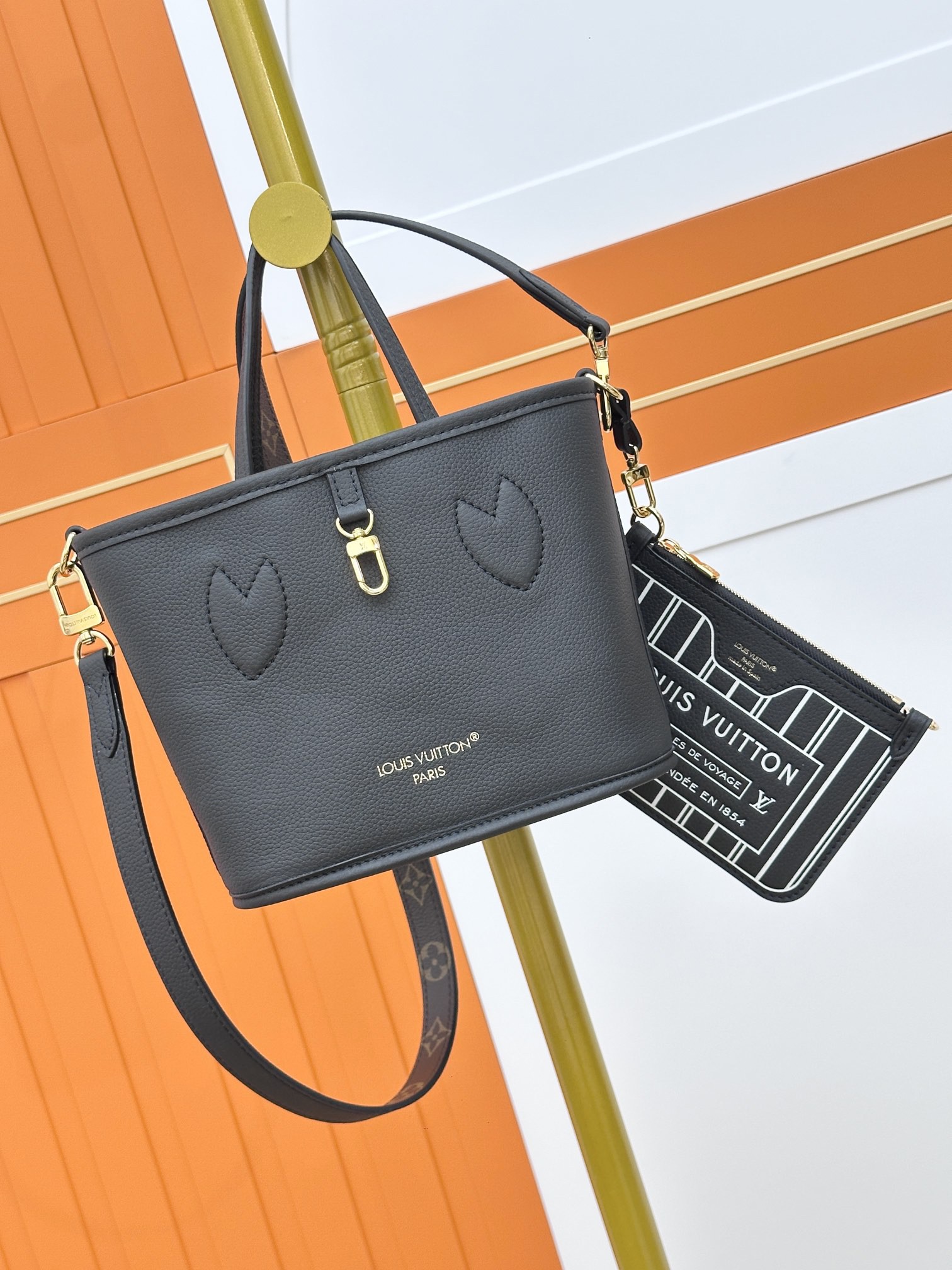 LV M12099 Neverfull Bandoulière Inside Out BB | Black Monogram - 图片 9