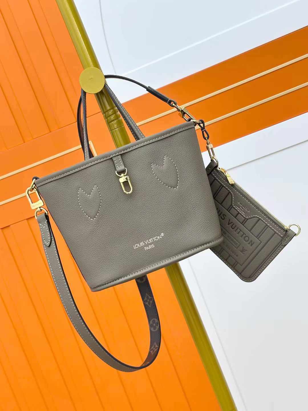 LV M12109 Neverfull Bandoulière Inside Out BB | Brown Monogram - 图片 9