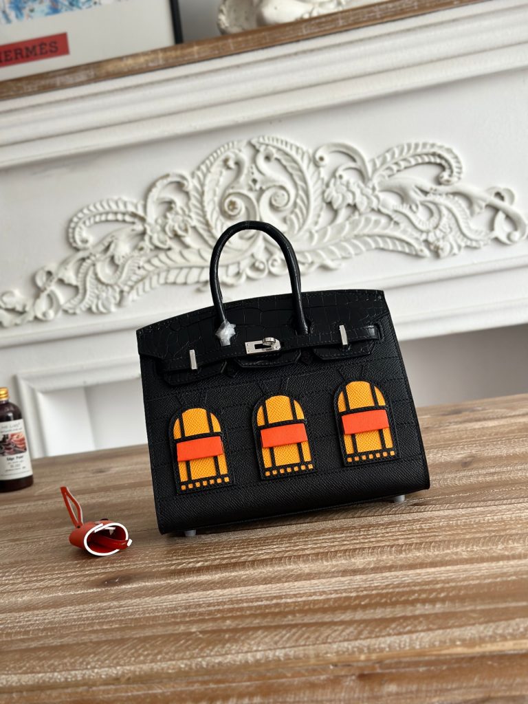 So Black Birkin House Bag – “Late Night” / 20–25 cm