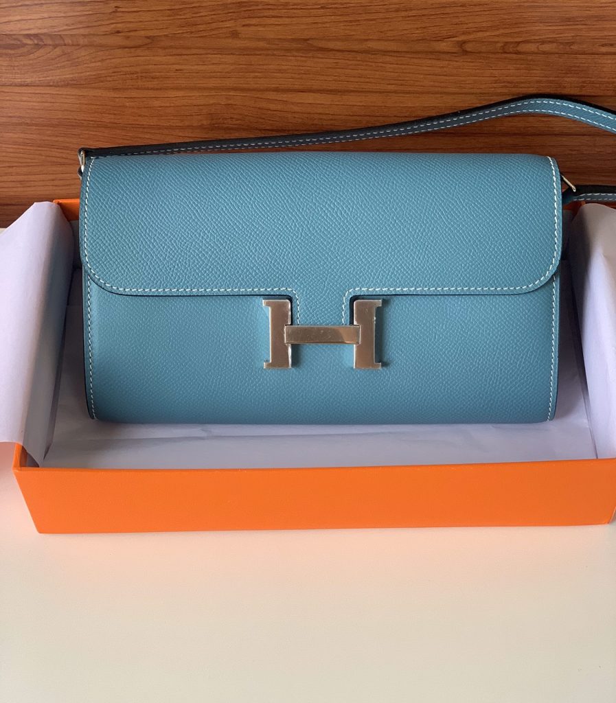 Constance To Go — Blue — Gold-tone or silver-tone hardware