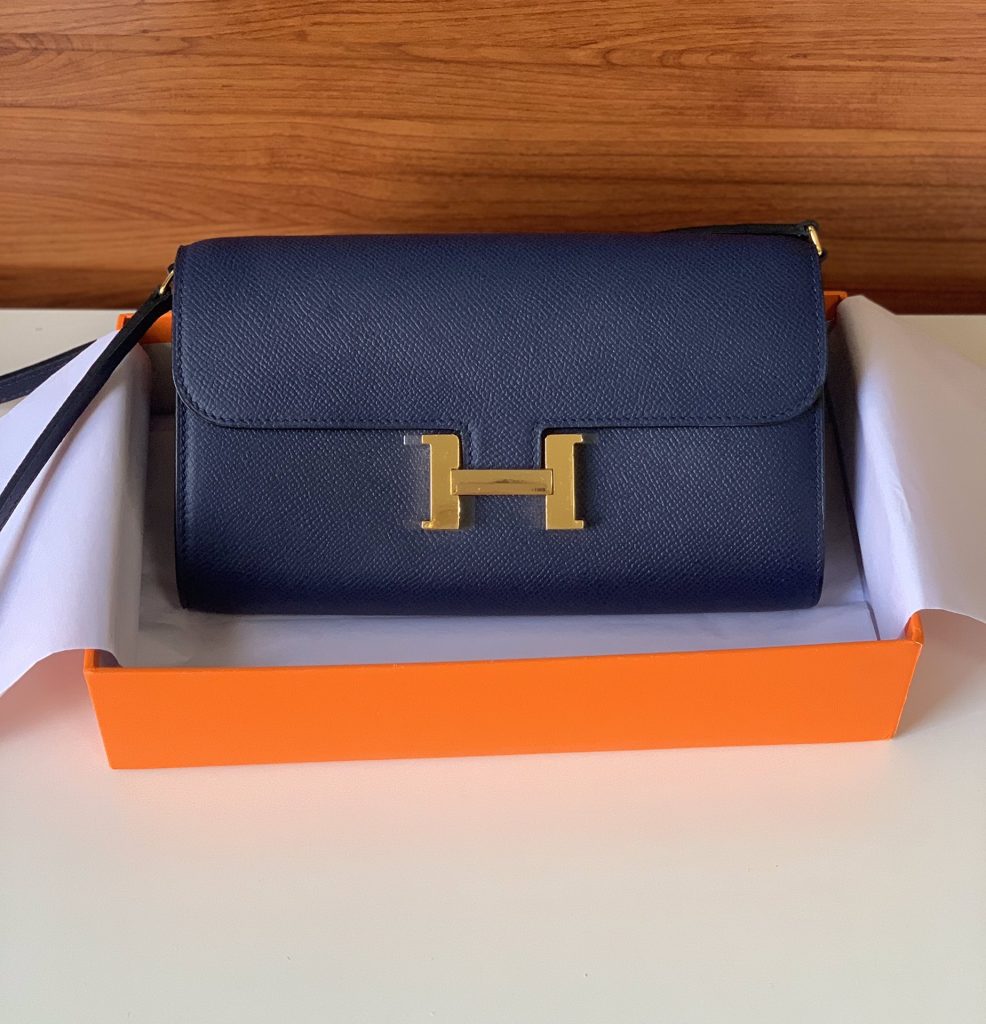 Constance To Go — Royal Blue — Gold-tone or silver-tone hardware