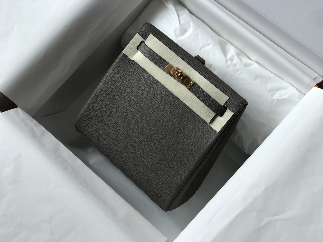 Kelly Ado 22 cm – Togo Leather