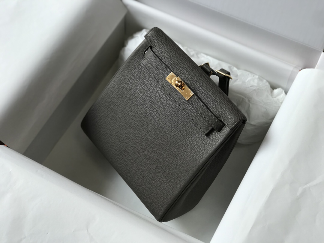 Kelly Ado 22 cm – Togo Leather - 图片 2