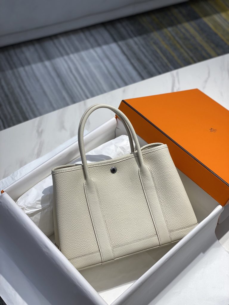 Garden Party — Milkshake White — Togo leather