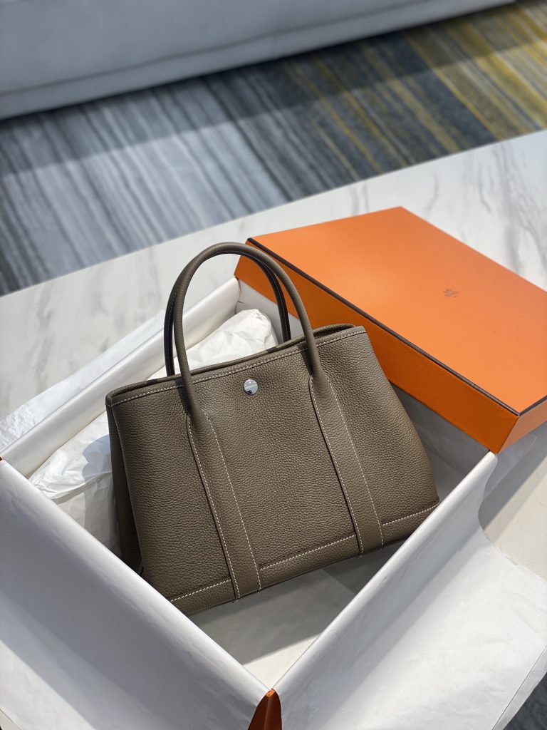 Garden Party 36 – Elephant Grey / Togo Leather