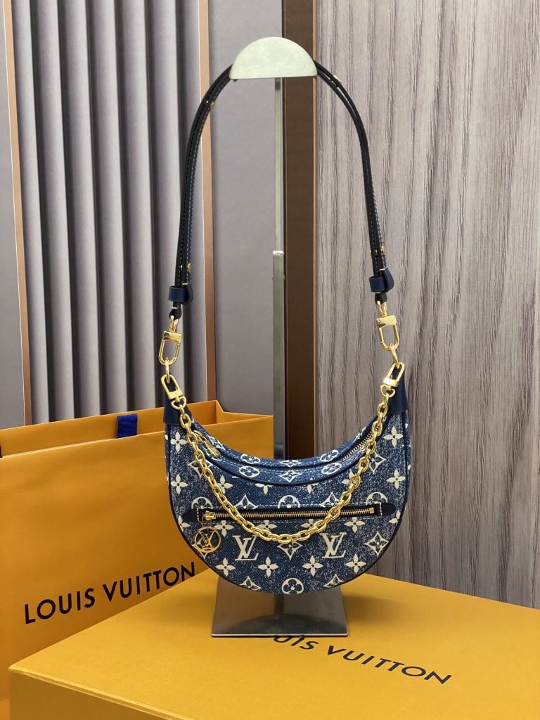 LV M81166 Loop Bag | Monogram Denim Blue