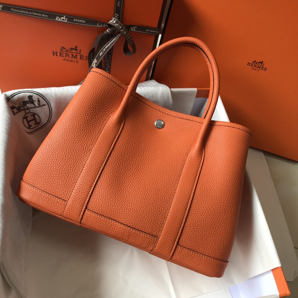 Garden Party 30 – Hermès Orange / Togo Leather