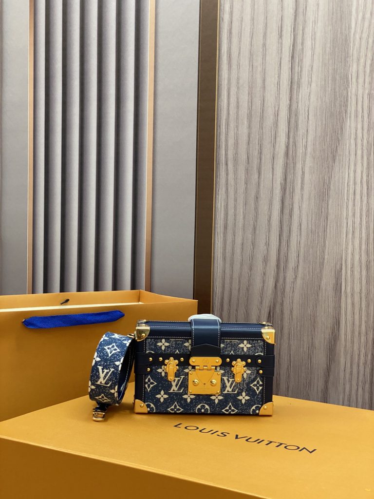 LV M59717 Petite Malle | Blue Denim