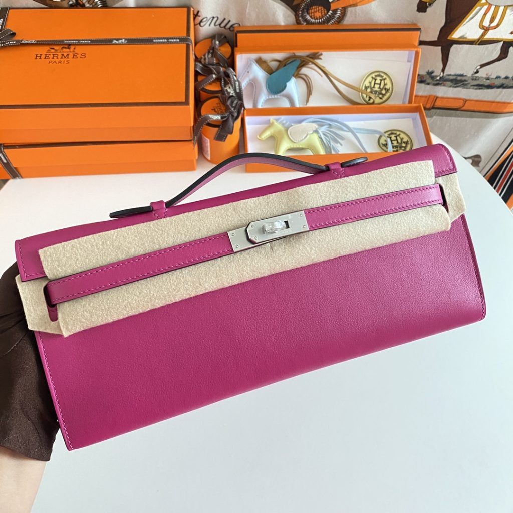 New arrival! Kelly cut 31cm Swift L3 rose purple silver buckle