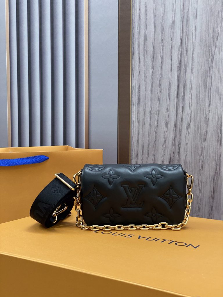 LV M81398 Wallet on Strap | Bubblegram Green