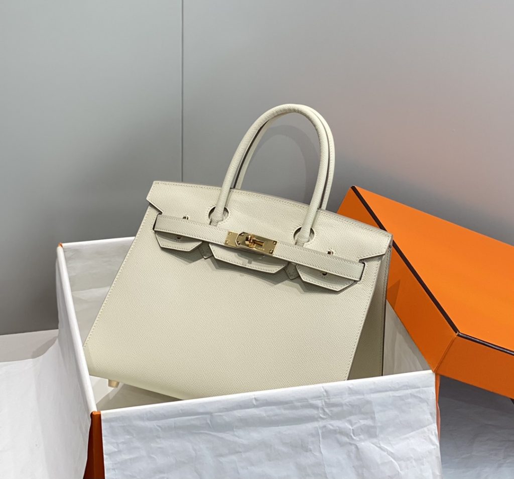 Birkin — 30 cm — Milkshake White — Epsom leather — Gold-tone or silver-tone hardware