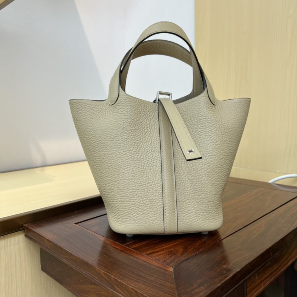 Picotin 18/24 – Trench Grey TC Leather
