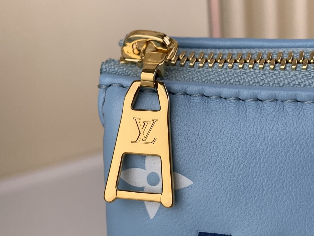 LV M22953 Coussin Small Bag | Blue Monogram Print - 图片 5