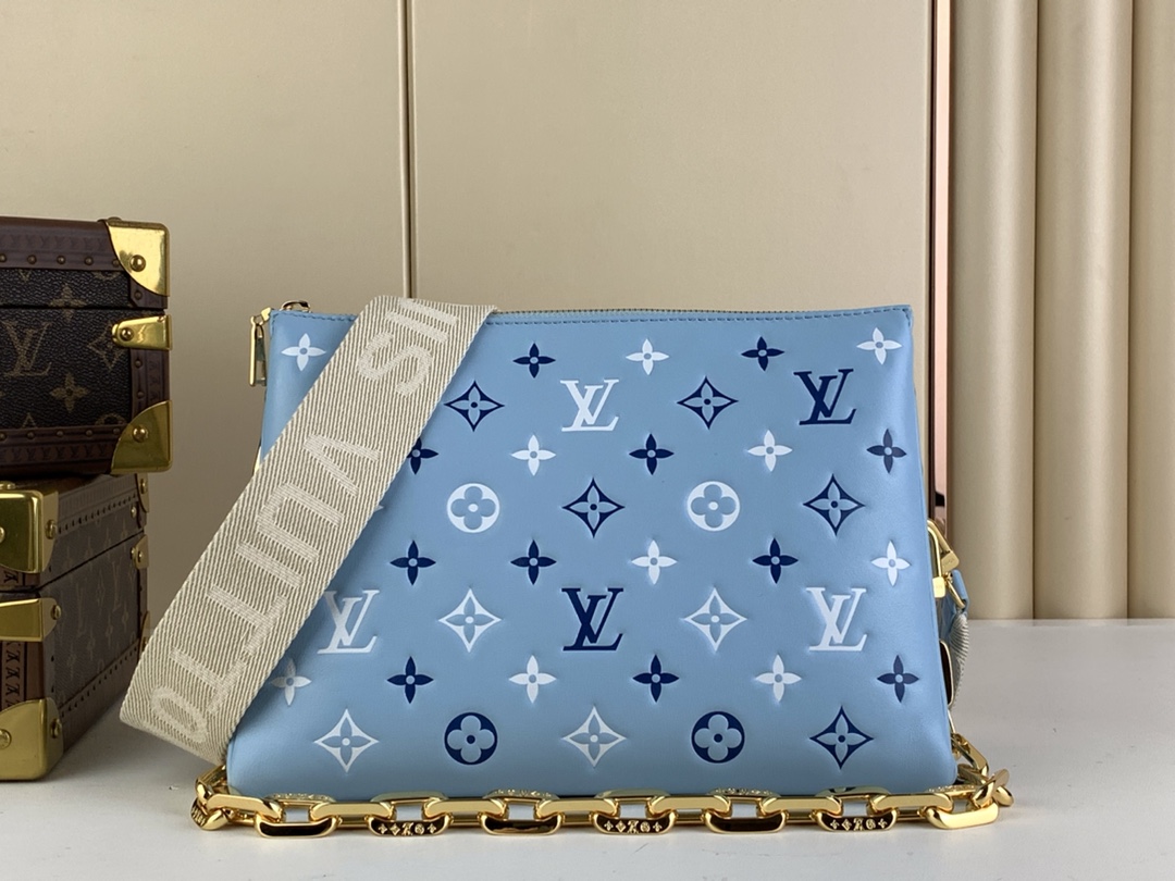 LV M22953 Coussin Small Bag | Blue Monogram Print - 图片 2